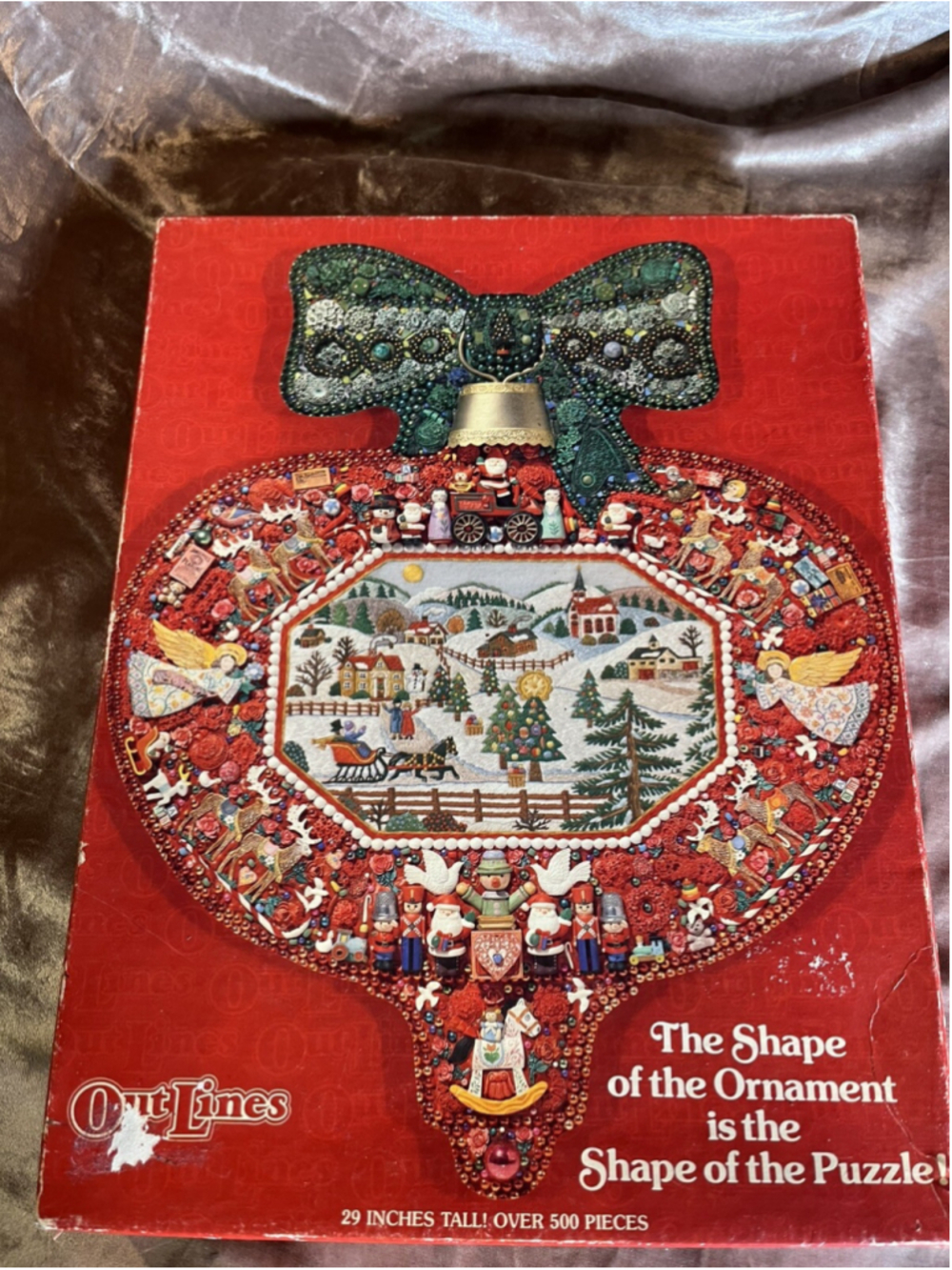1981 Sleigh Ride An Ornament Shaped Puzzle Hallmark Puzzle see photos , VTG80S